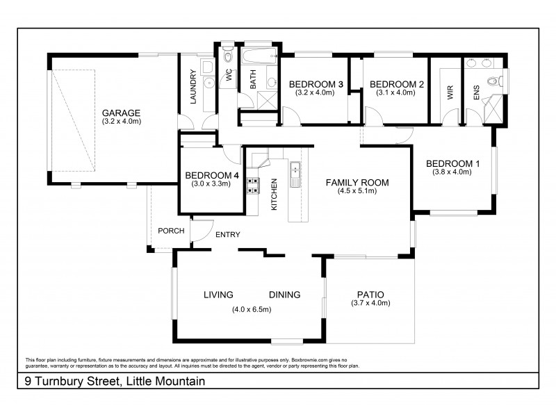 9 Turnbury Street, Little Mountain QLD 4551 Floorplan