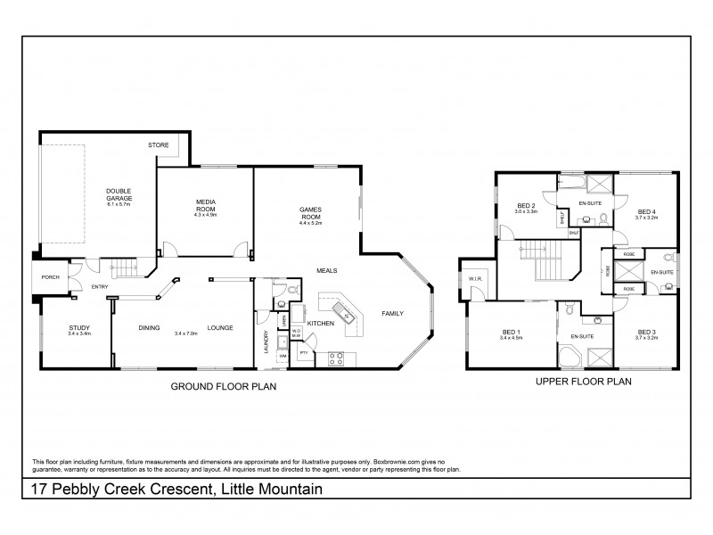 17 Pebbly Creek Crescent, Little Mountain QLD 4551 Floorplan