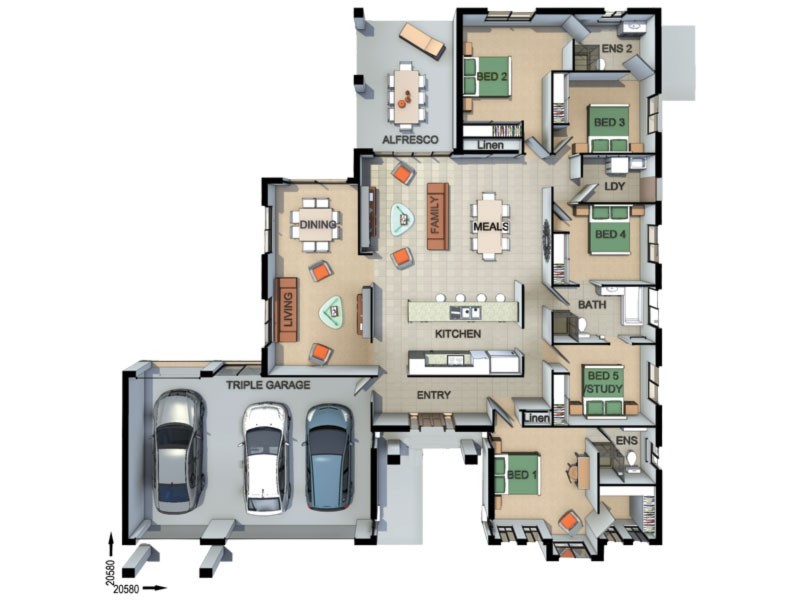 9 Lilly Court, Yamanto QLD 4305 Floorplan