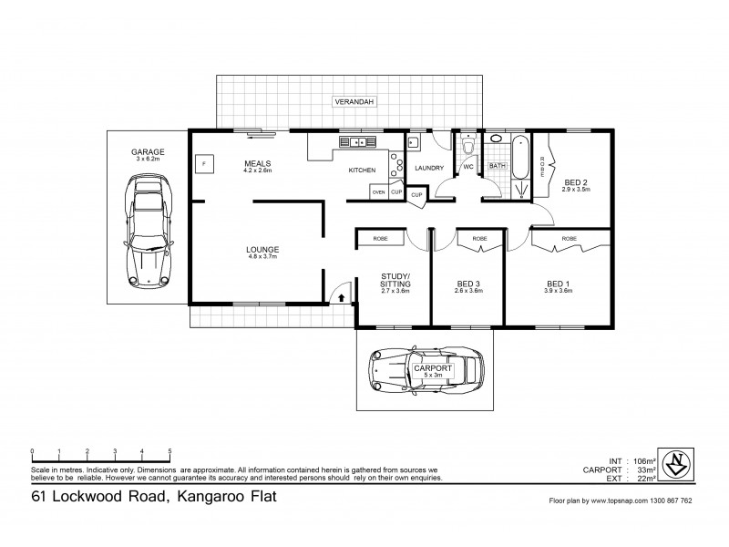 61 Lockwood Road, Kangaroo Flat VIC 3555 Floorplan