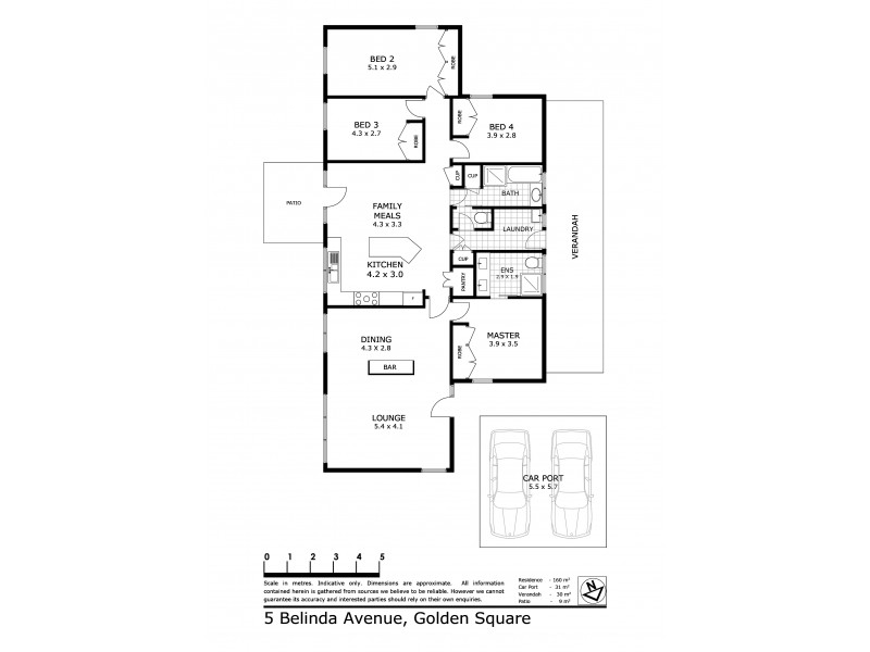 5 Belinda Avenue, Golden Square VIC 3555 Floorplan
