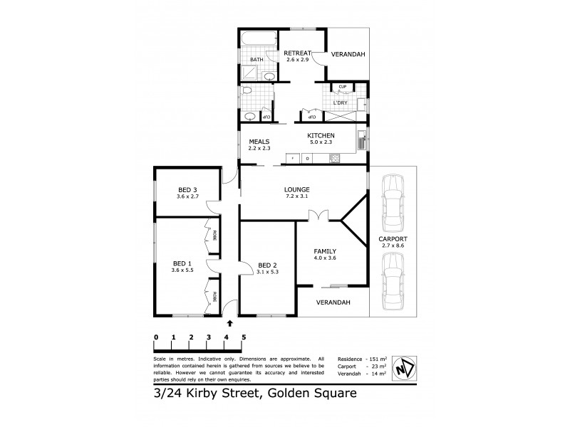 3/24 Kirby Street, Golden Square VIC 3555 Floorplan