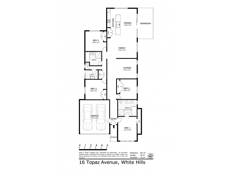 16 Topaz Avenue, White Hills VIC 3550 Floorplan