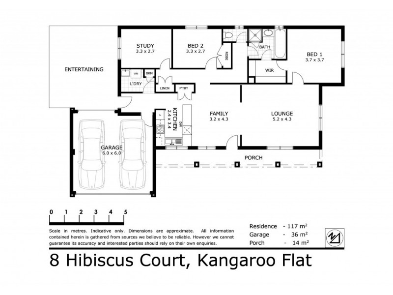 8 Hibiscus Court, Kangaroo Flat VIC 3555 Floorplan