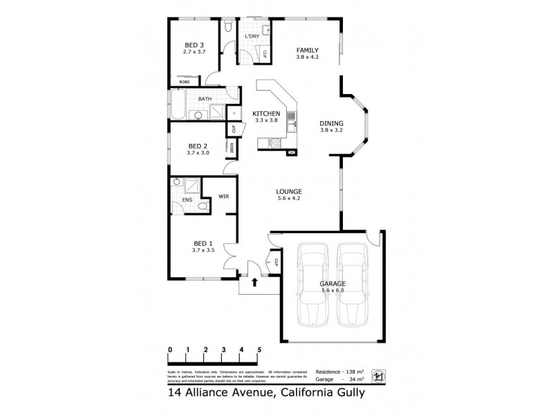 14 Alliance Avenue, California Gully VIC 3556 Floorplan