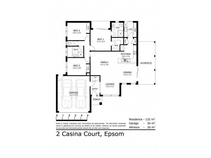 2 Casina Court, Epsom VIC 3551 Floorplan