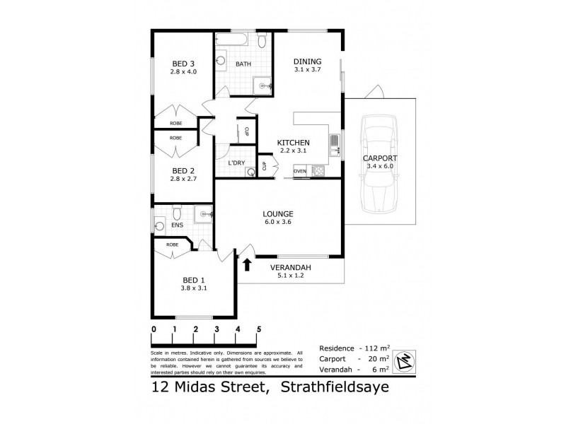12 Midas Street, Strathfieldsaye VIC 3551 Floorplan