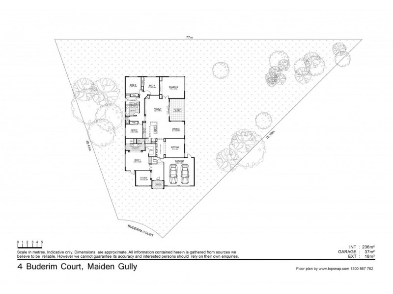 4 Buderim Court, Maiden Gully VIC 3551 Floorplan