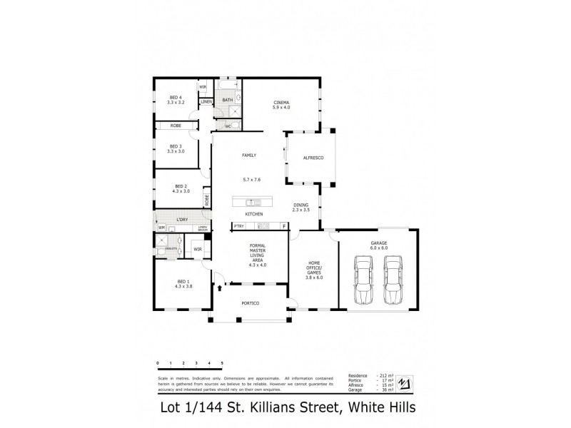 Lot 1, 144 St Killian Street, White Hills VIC 3550 Floorplan