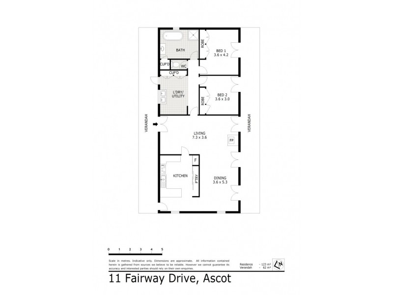 11 Fairway Drive, Ascot VIC 3551 Floorplan