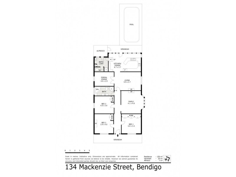 134 Mackenzie Street, Bendigo VIC 3550 Floorplan