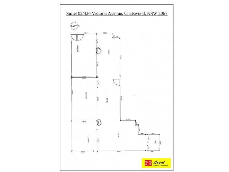 Suite102/426 Victoria Avenue, Chatswood NSW 2067 Floorplan
