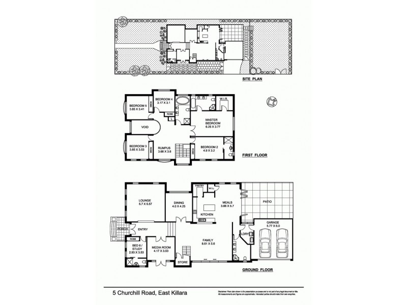 5 Churchill Road, East Killara NSW 2071 Floorplan