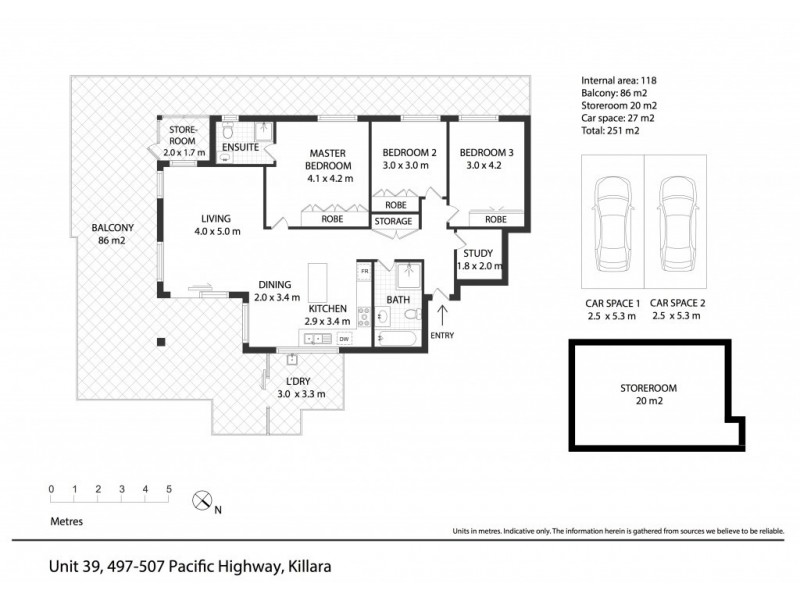 36/497-507 Pacific Highway, Killara NSW 2071 Floorplan