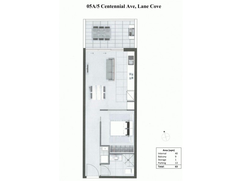 05A/5 Centennial Avenue, Lane Cove NSW 2066 Floorplan