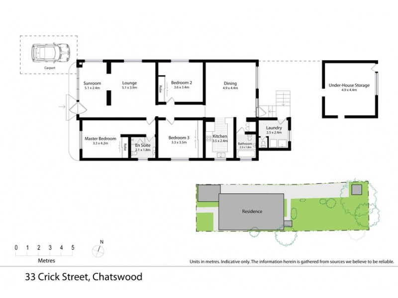 33 Crick Street, Chatswood NSW 2067 Floorplan