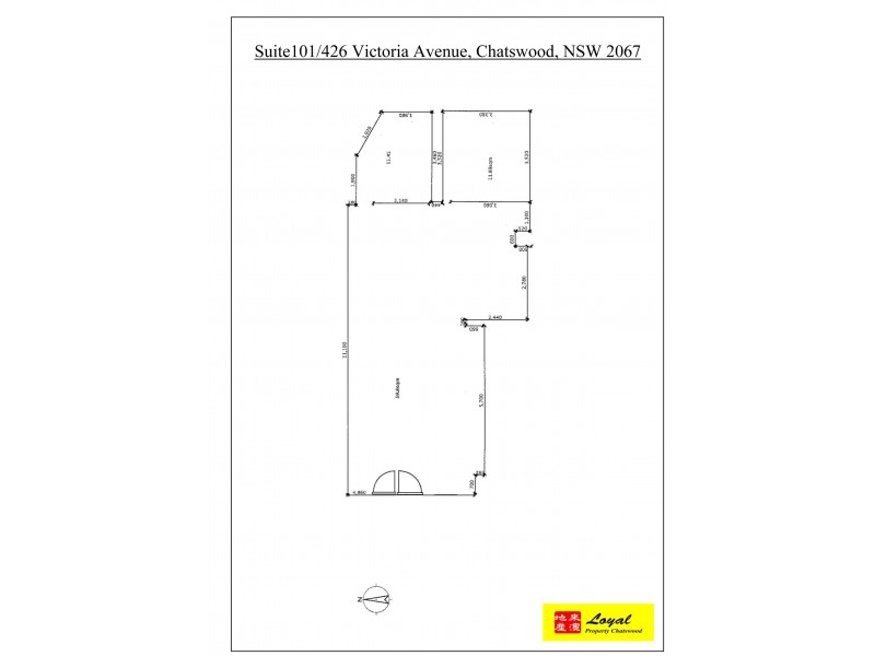 Suite101/426 Victoria Avenue, Chatswood NSW 2067 Floorplan