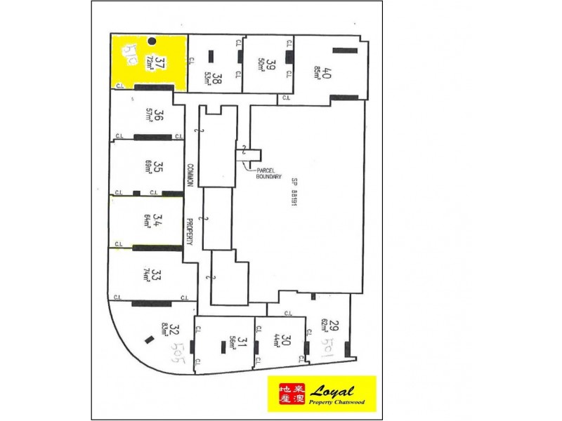 Suite 510/7 Railway Street, Chatswood NSW 2067 Floorplan