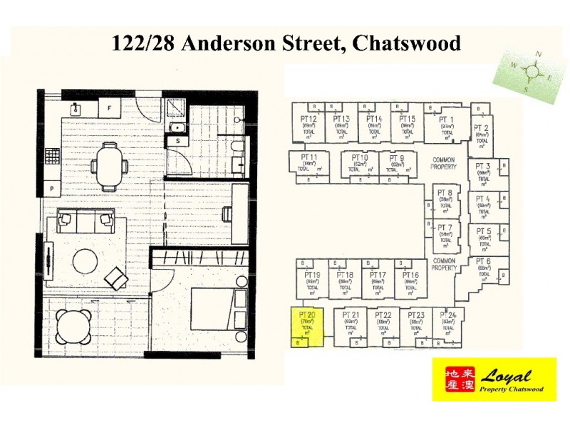 122/28 Anderson Street, Chatswood NSW 2067 Floorplan