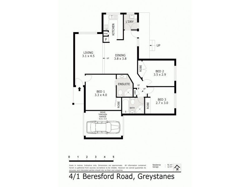 4/1 Beresford Road, Greystanes NSW 2145 Floorplan