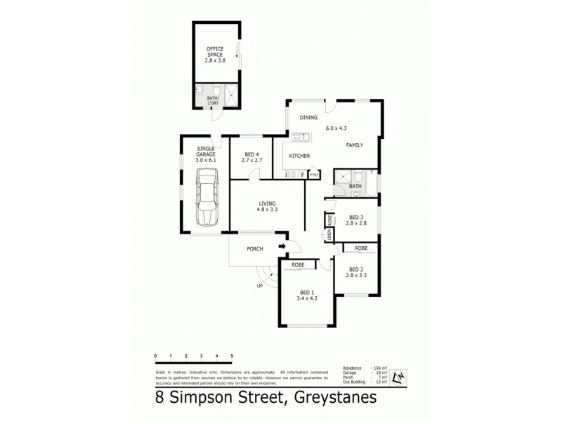8 Simpson Street, Greystanes NSW 2145 Floorplan