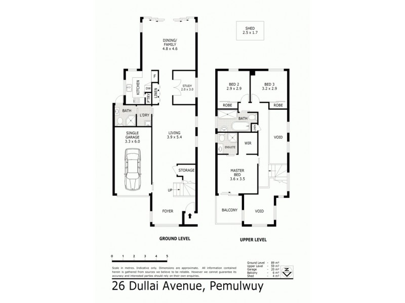 26 Dullai Avenue, Pemulwuy NSW 2145 Floorplan