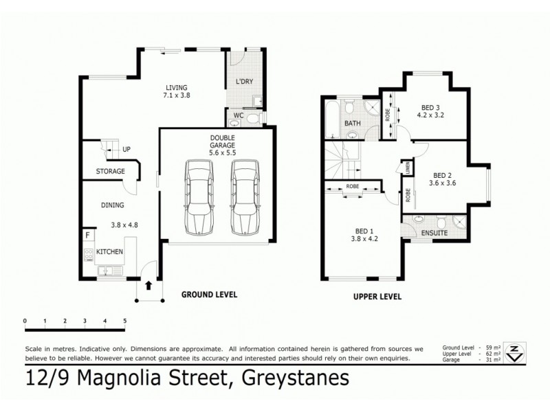 12/9 Magnolia St, Greystanes NSW 2145 Floorplan