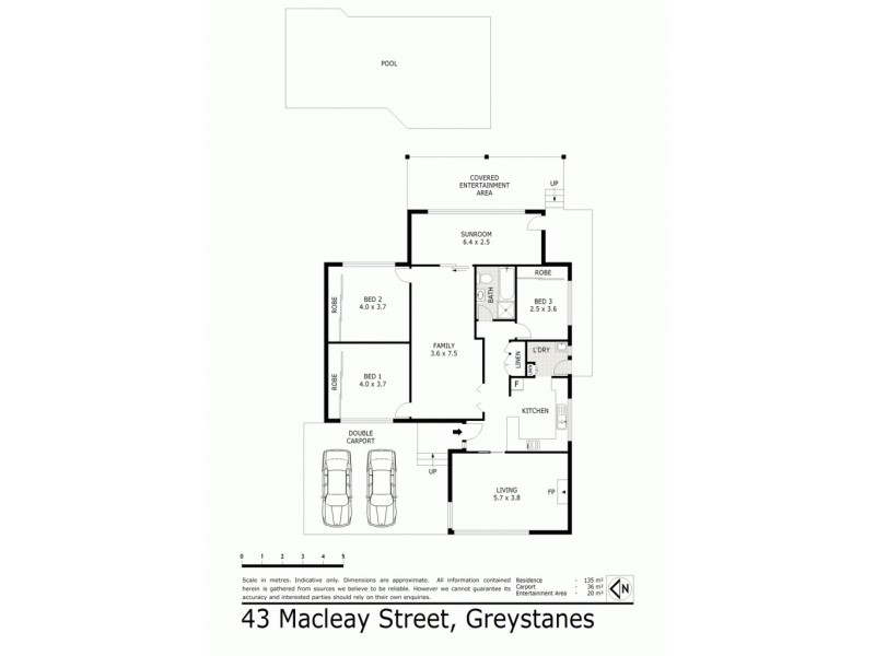 43 Macleay Street, Greystanes NSW 2145 Floorplan