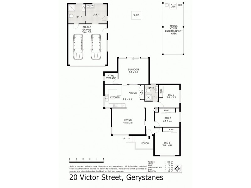 20 Victor Street, Greystanes NSW 2145 Floorplan