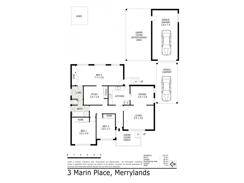 3 Marin Place, Merrylands NSW 2160 Floorplan
