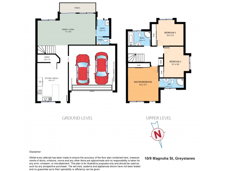 10/9 Magnolia St, Greystanes NSW 2145 Floorplan