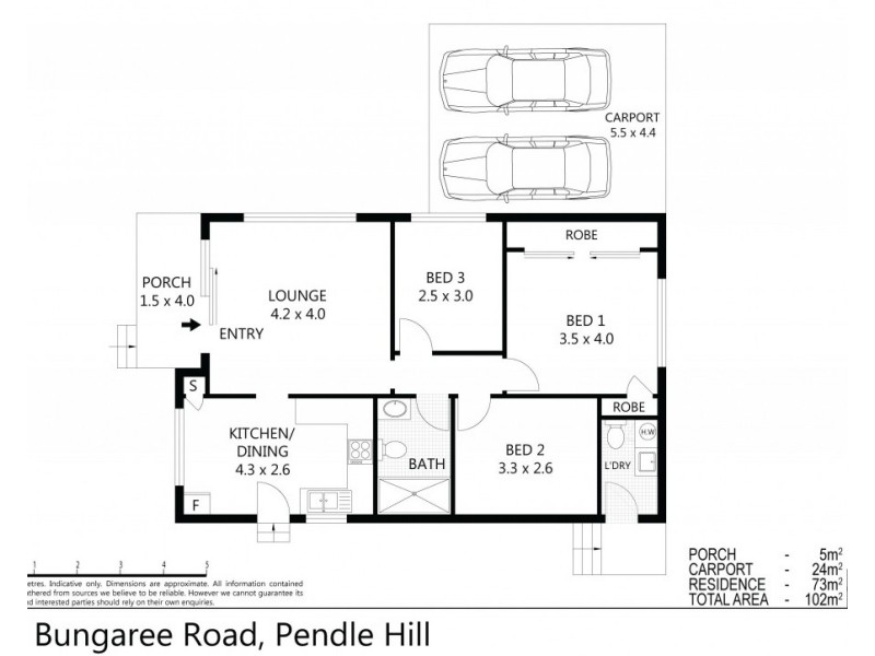 70 Bungaree Road, Pendle Hill NSW 2145 Floorplan