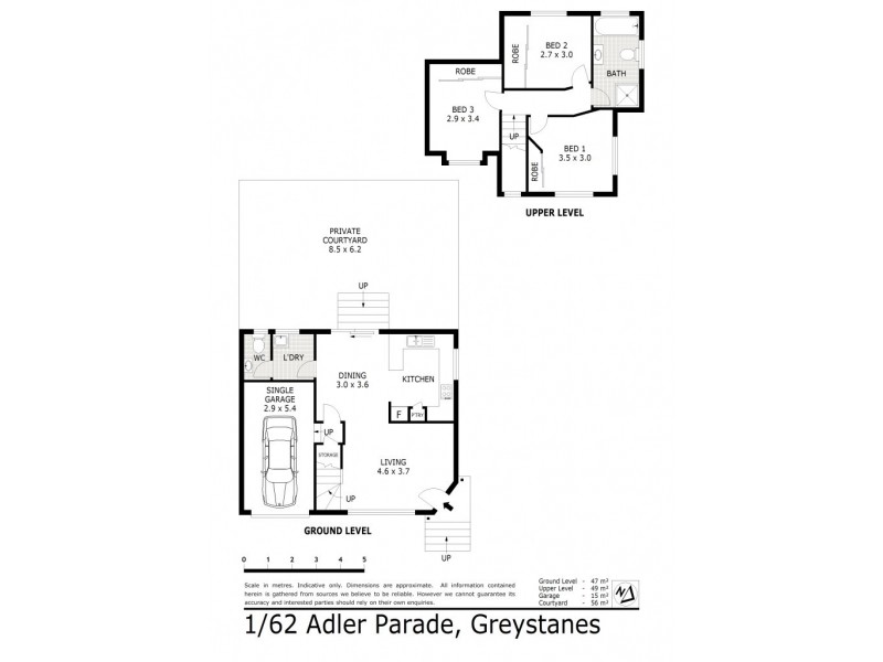 1/62 Adler Parade, Greystanes NSW 2145 Floorplan