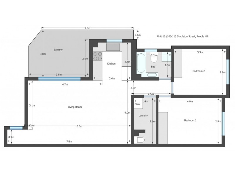 16/105-113 Stapleton Street, Pendle Hill NSW 2145 Floorplan