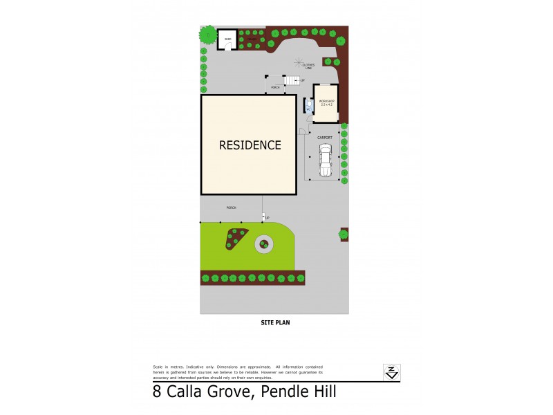 8 Calla Grove, Pendle Hill NSW 2145 Floorplan