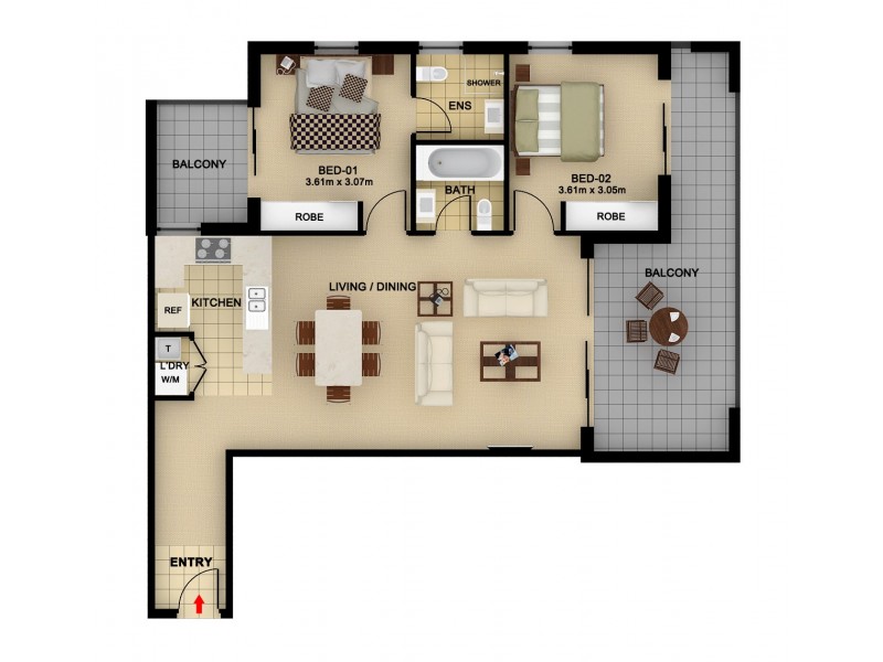 Lot 10/62-64 Veron Street, Wentworthville NSW 2145 Floorplan