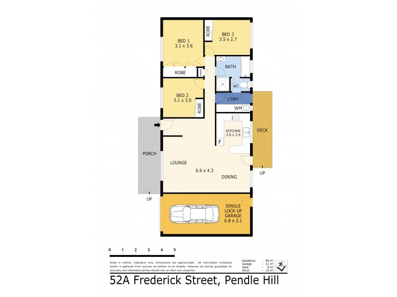 52A Frederick Street, Pendle Hill NSW 2145 Floorplan