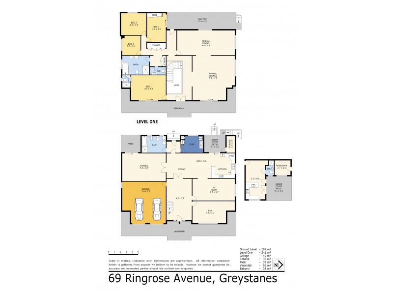 69 Ringrose Avenue, Greystanes NSW 2145 Floorplan