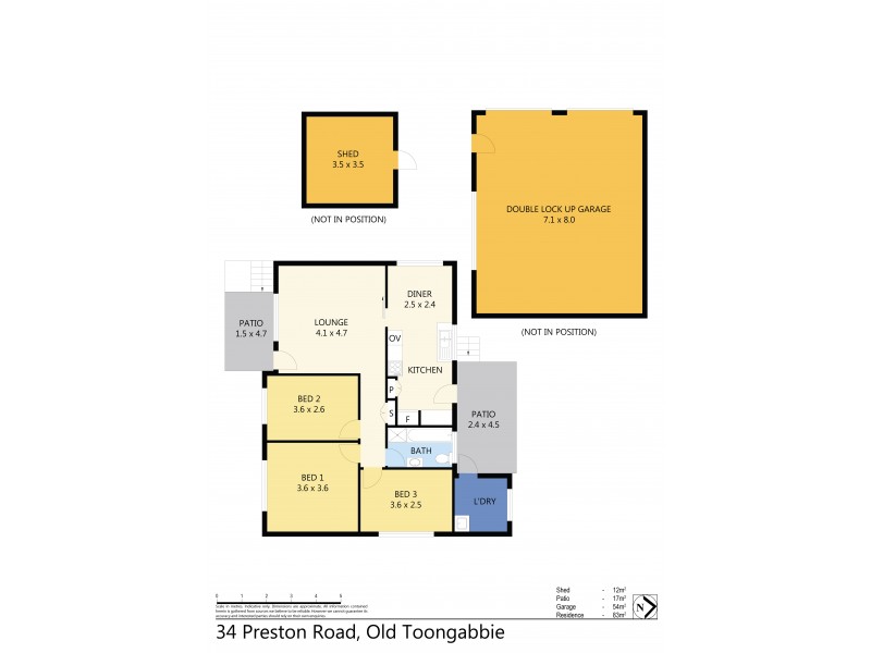 34 Preston Road, Old Toongabbie NSW 2146 Floorplan