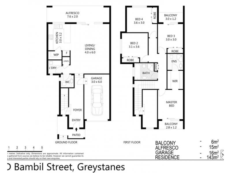1d Bambil Street, Greystanes NSW 2145 Floorplan