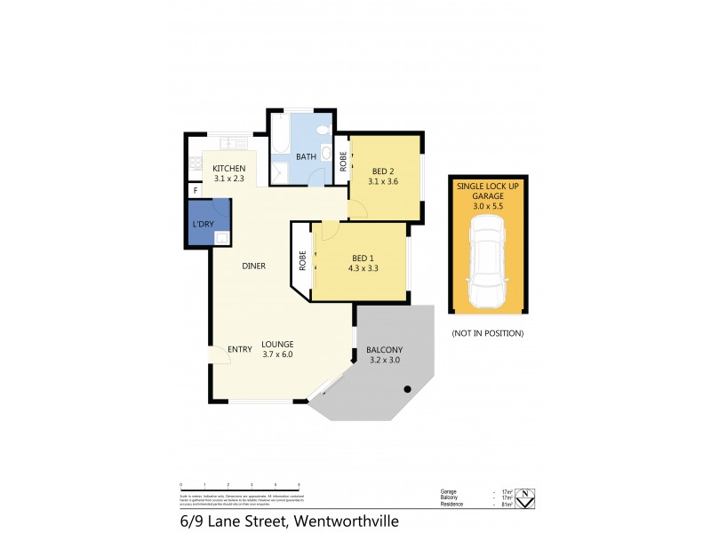 6/9 Lane Street, Wentworthville NSW 2145 Floorplan