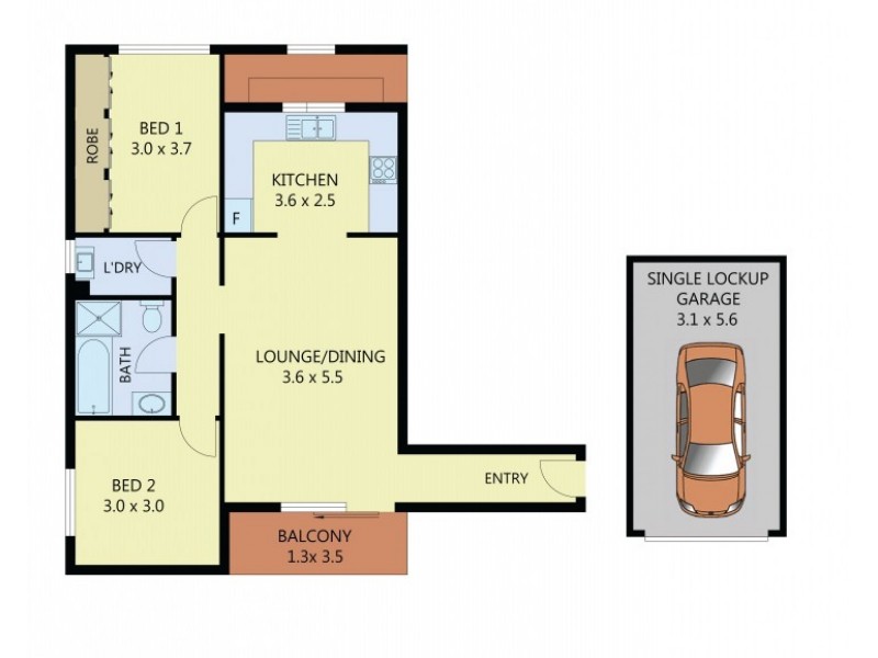 14/25-27 Lane Street, Wentworthville NSW 2145 Floorplan