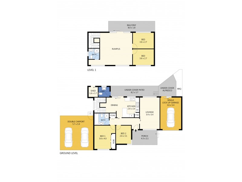 43 Benaud Street, Greystanes NSW 2145 Floorplan