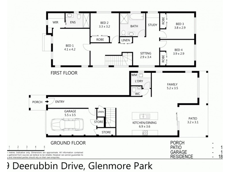 69 Deerubbin Street, Glenmore Park NSW 2745 Floorplan