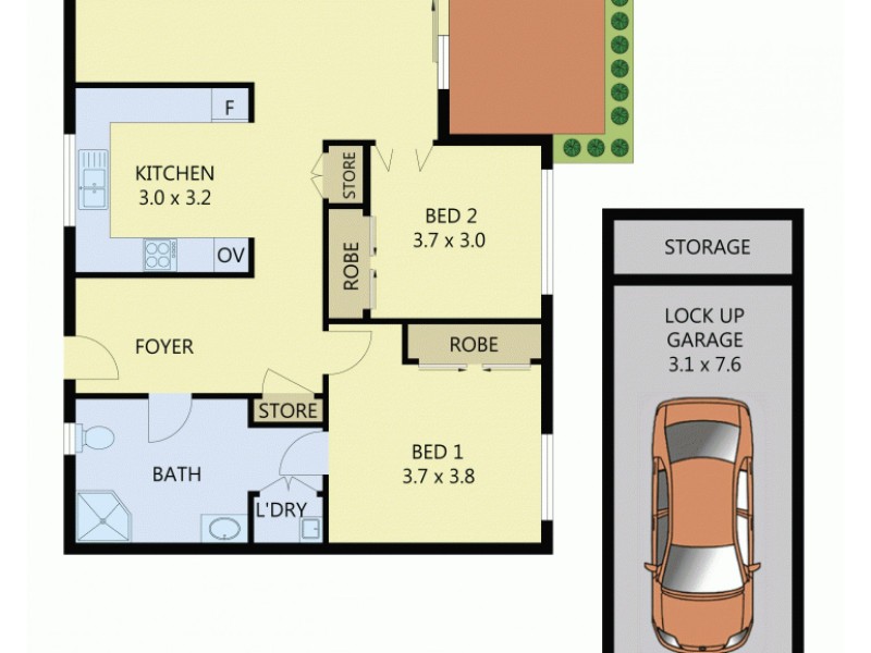 16/1 Centenary Avenue, Northmead NSW 2152 Floorplan