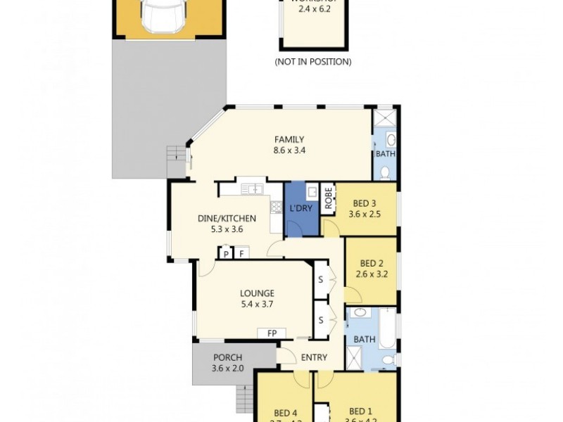 201 Cumberland Road, Greystanes NSW 2145 Floorplan