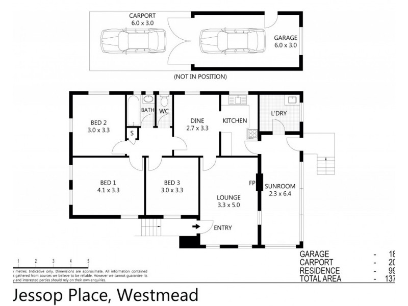 3 Jessop Place, Westmead NSW 2145 Floorplan
