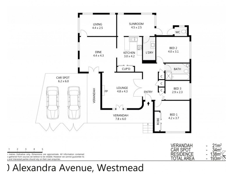 60 Alexandra Avenue, Westmead NSW 2145 Floorplan