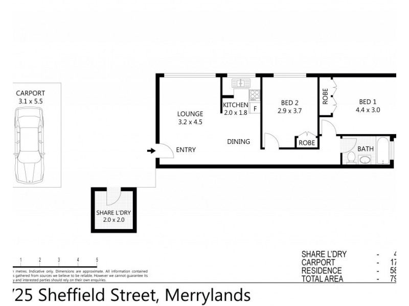 2/25 Sheffield Street, Merrylands NSW 2160 Floorplan