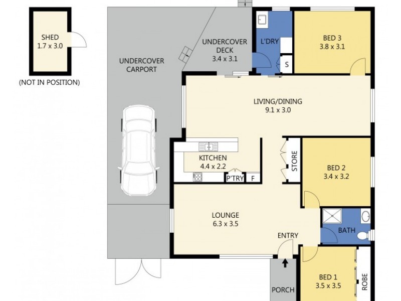 106 Frances St, South Wentworthville NSW 2145 Floorplan